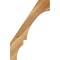 Ekena Millwork 6"W x 24"D x 36"H Balboa Rough Sawn Knee Brace, Western Red Cedar BRC06X24X36BOA00RWR - alternate 2